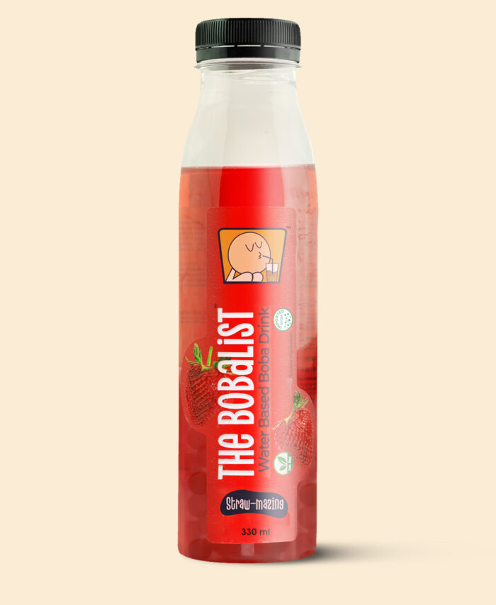 The Bobalist Strawberry Flavoured Popping Boba
